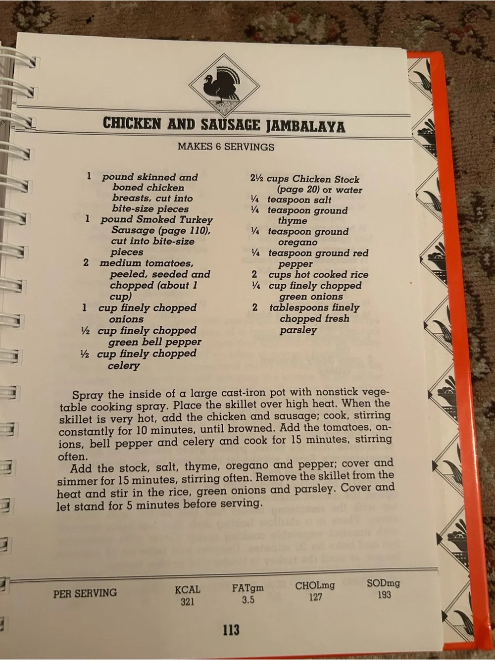 Low-Calorie Cajun Cooking - Orange Cookbook